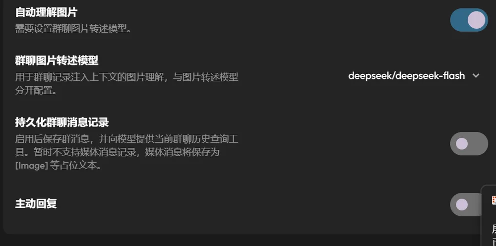 图片转述模型配置
